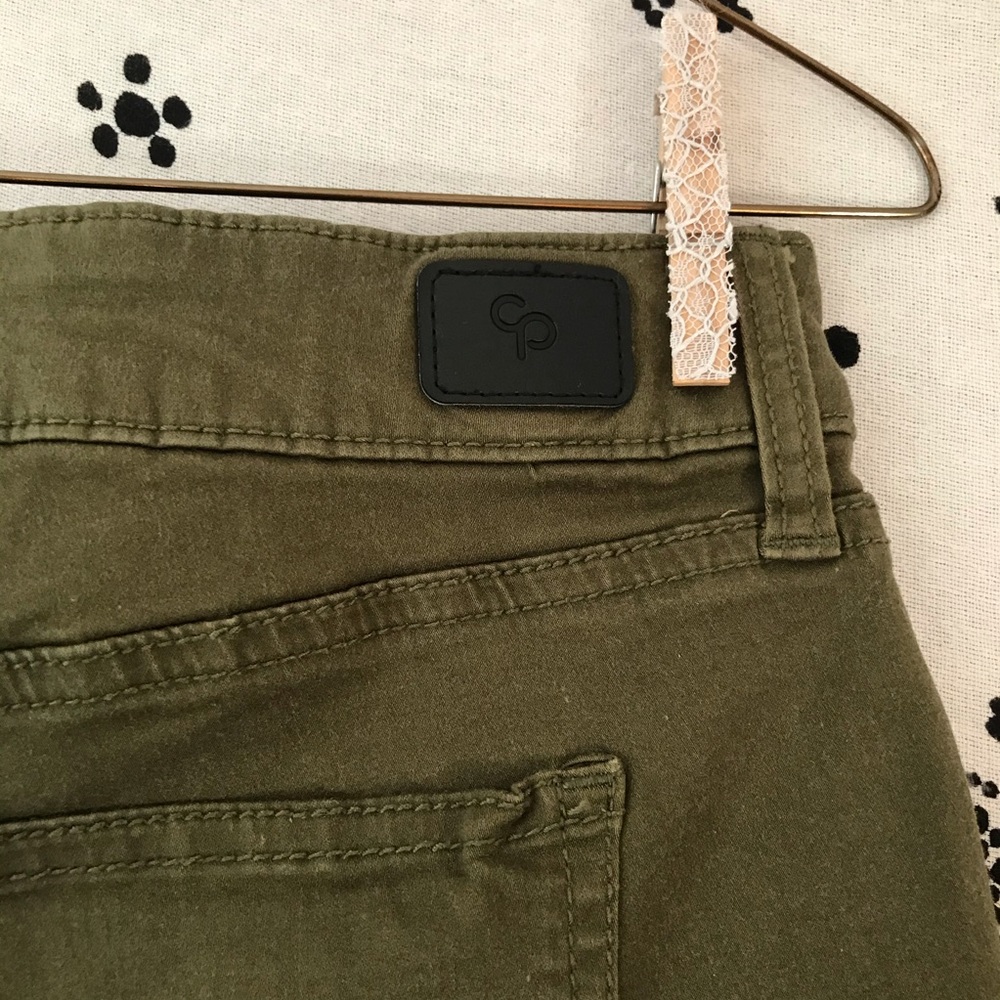 Celebrity Pink army green mid-length shorts - Picture 5 of 8